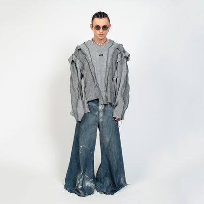 DECONSTRUCTED KNIT ° REUSE WEAR °   1 OF 1