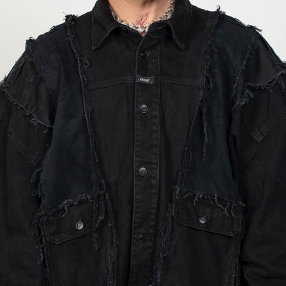FRAGILE DENIM JACKET ° REUSE WEAR ° UNISEX