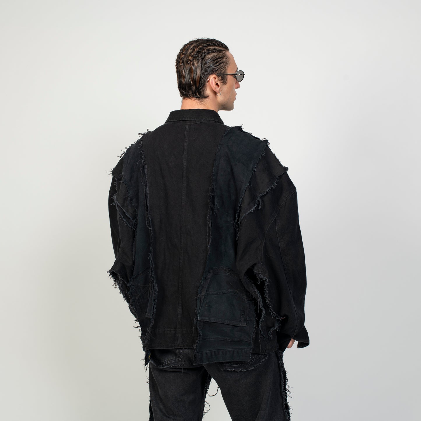FRAGILE DENIM JACKET ° REUSE WEAR ° UNISEX