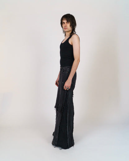 FRAGILE JEANS ° BLACK  ° REUSE WEAR ° UNISEX