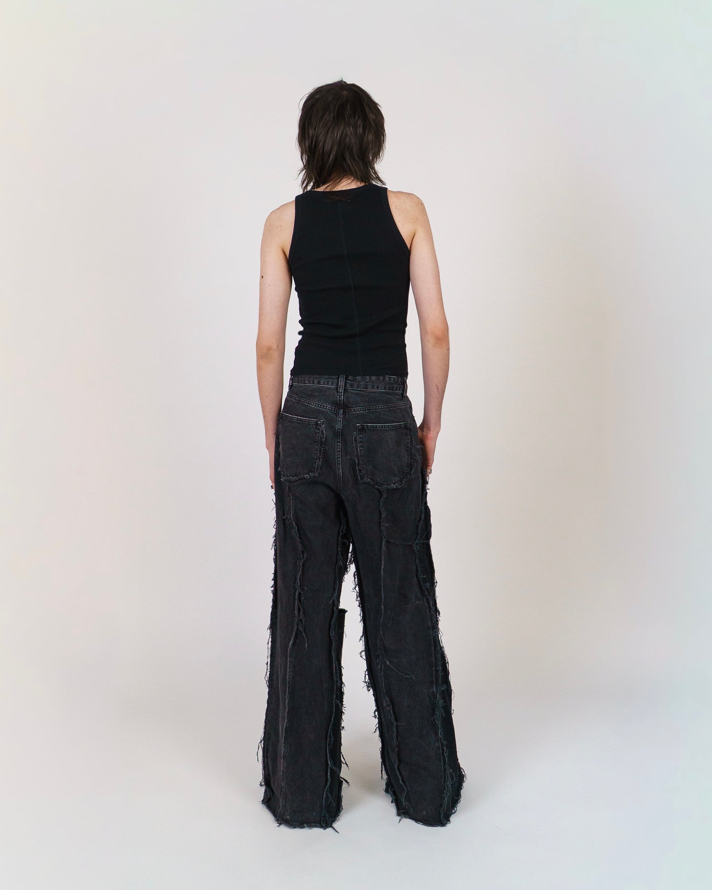 FRAGILE JEANS ° BLACK  ° REUSE WEAR ° UNISEX